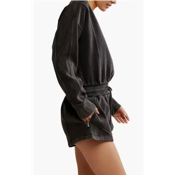 Free People Intercept Long Sleeve Romper - Picture 3 of 14